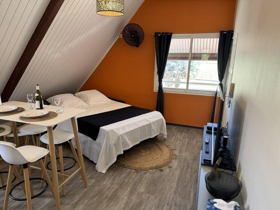 ルミール＝モンジョリーT2 Le Cosy, Au Coeur De Montjoly, Parking, Climアパートメント エクステリア 写真